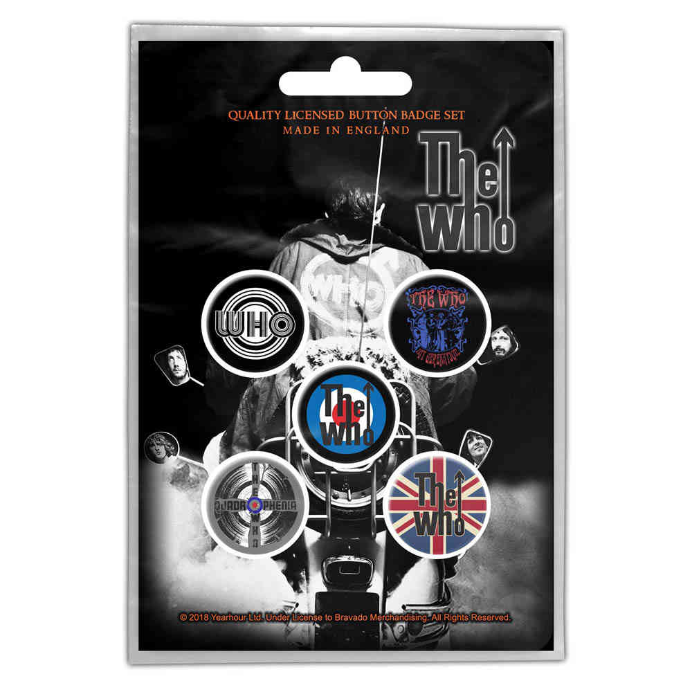 The Who - Quadrophenia Bouton broche - Lot de 5 - Multicolore